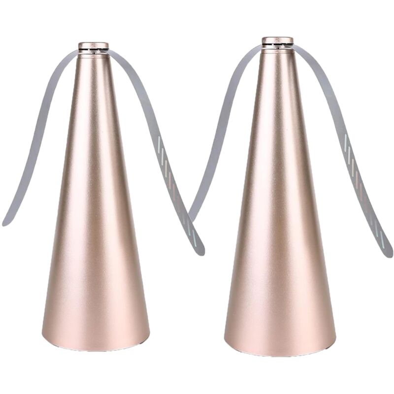 Abanico para mosquitos, juego de 2, ventilador repelente de cuchillas para mantener los insectos alejados de los alimentos, ideal para picnic