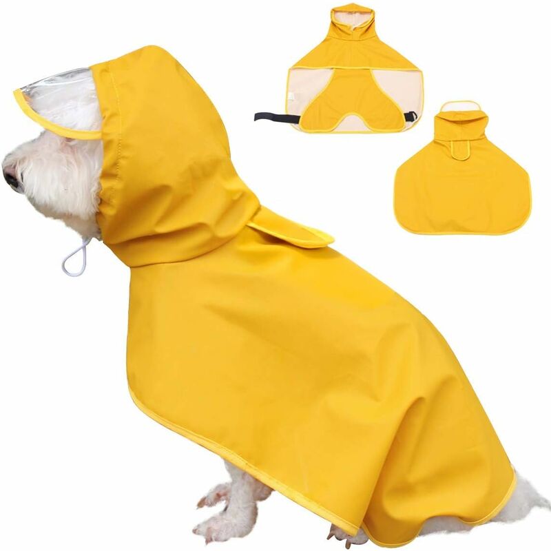 CA Impermeable para Perros Chaqueta AmarilloITO