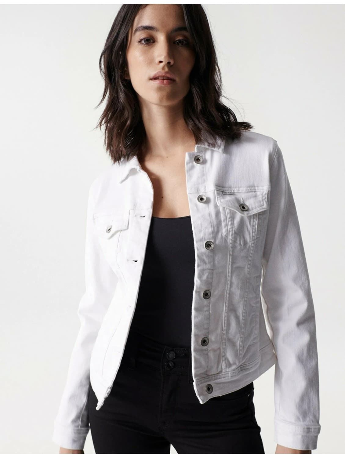Cazadora Salsa Jeans White 21009644 001