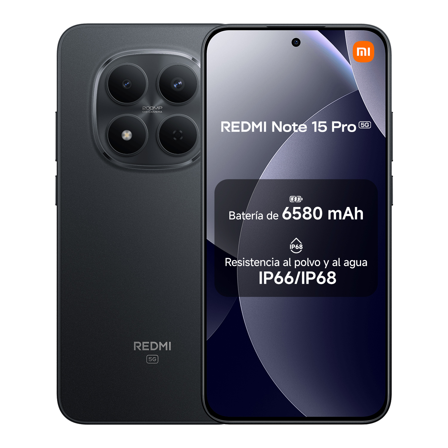 Official | REDMI Note 15 Pro 5G, Batería masiva de 6580 mAh, Nueva cámara de 200 MP con nitidez extraordinaria, Pantalla AMOLED CrystalRes 1.5K de 6.83", MediaTek Dimensity 7400-Ultra