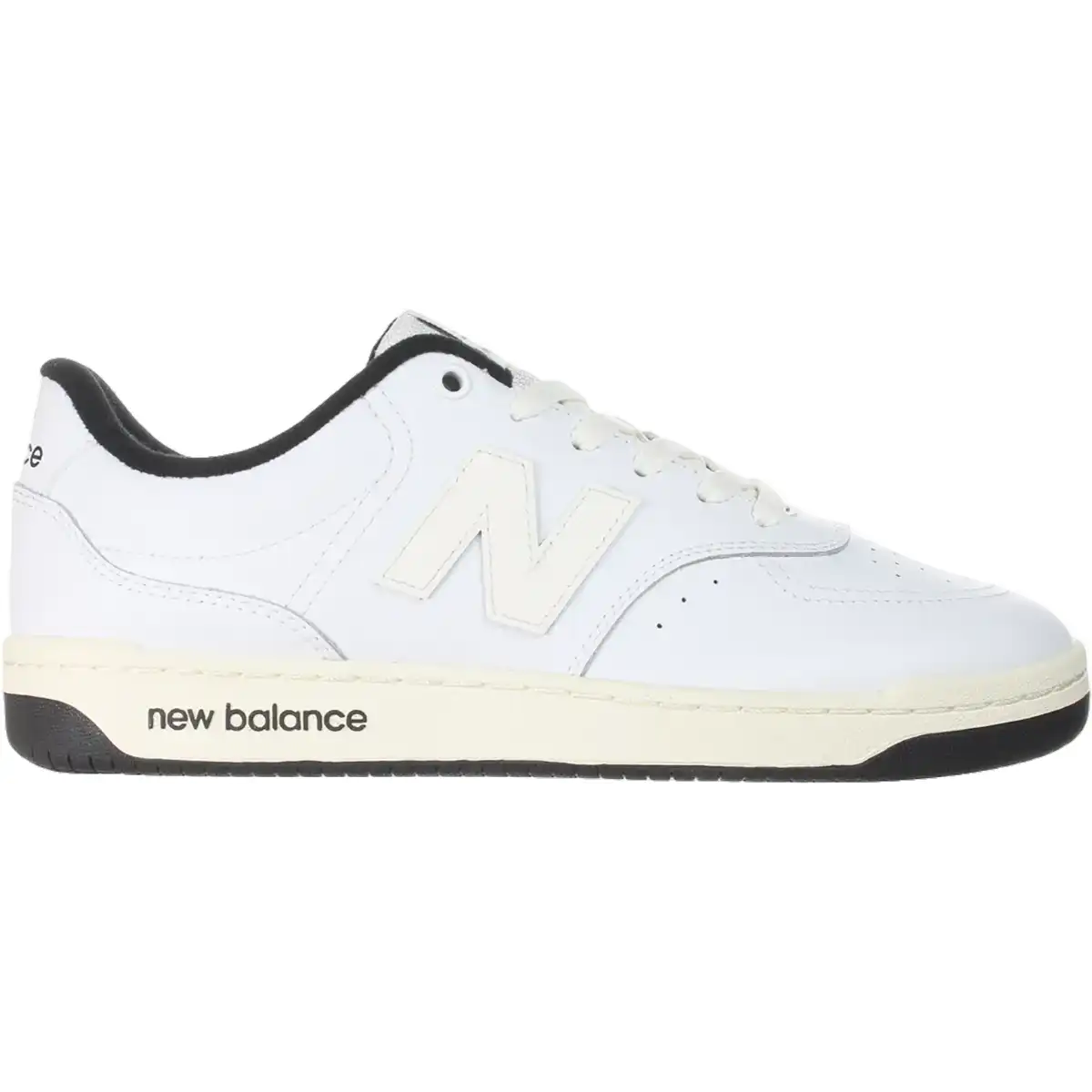 Zapatillas Casual New Balance 80 Hombre BB80AWB Blanco Estilo Court con Suela de Goma y Plantilla EVA