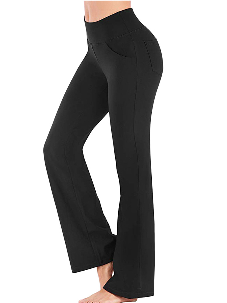 TK Ogilvy Mather-Pantalones largos de pierna Acampanados para mujer, pantalones largos de cintura alta, estilo Palazzo, elegante, OL