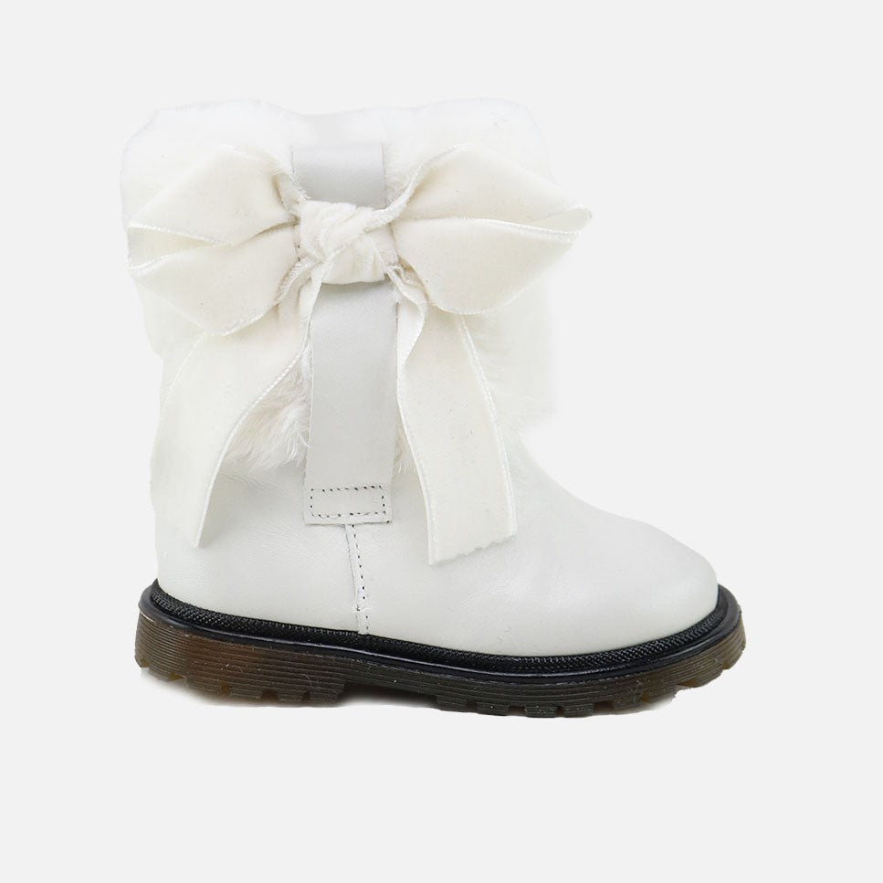 Bota Lazo Terciopelo White Sibaritas | Eli 1957