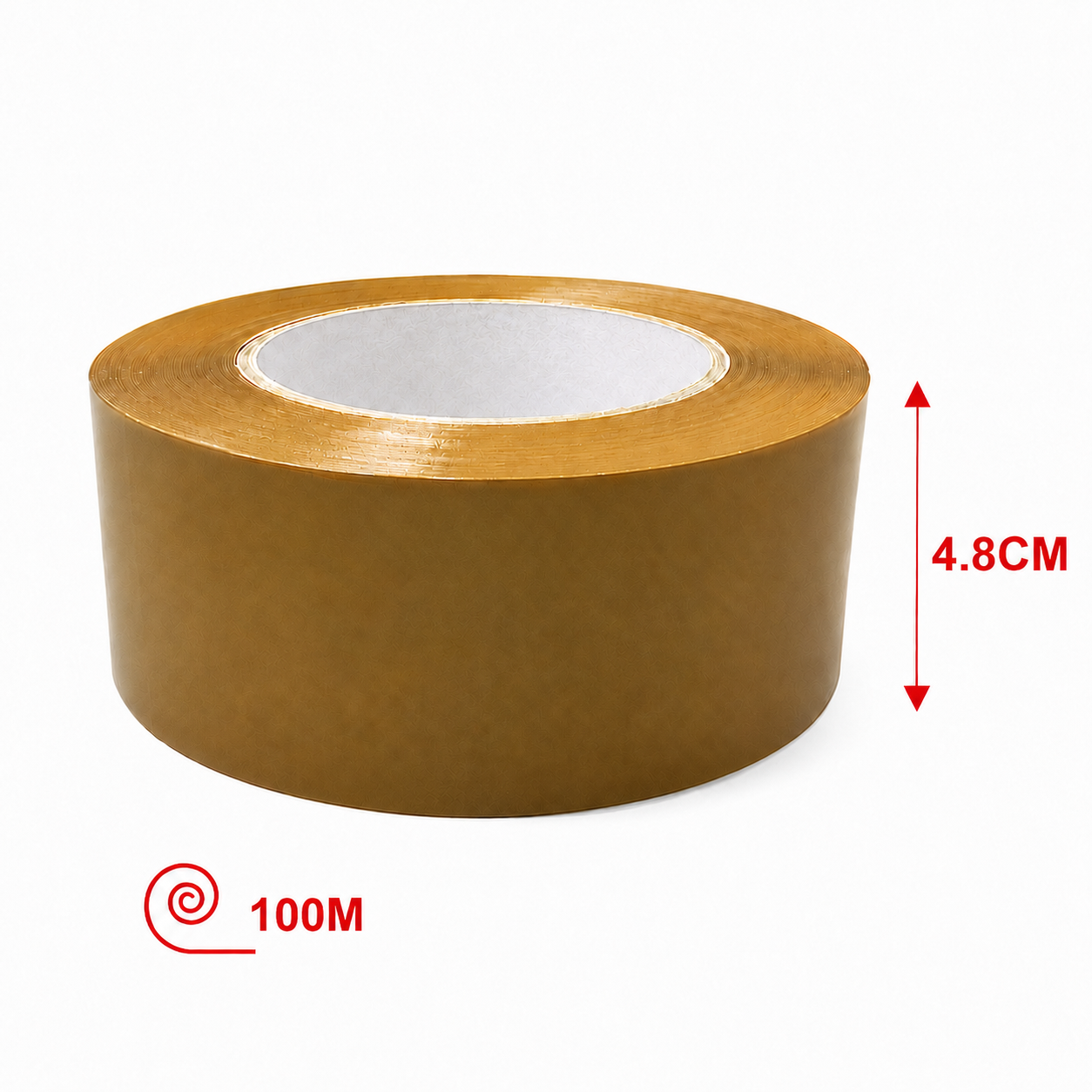 Cinta Adhesiva de Embalaje Marrón 6 Uds, Celo de Embalar Ancho 4,8 cm para Cajas, Mudanzas y Paquetería, Precinto Adhesivo Resistente, Disponible en 40M / 100M / 150M / 200M