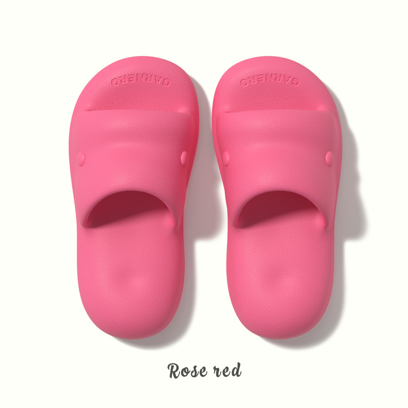 CA Zapatillas silenciosas con cojín de aire con sensación de caca de Eva para mujer, baño interior, casa, baño, sandalias antideslizantes para pareja para hombres.