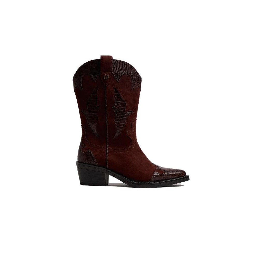 Botas de Tacón Mujer Mustang 55973 Moka