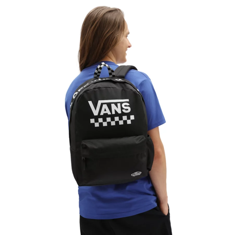 Mochila vans negra   street sport realm