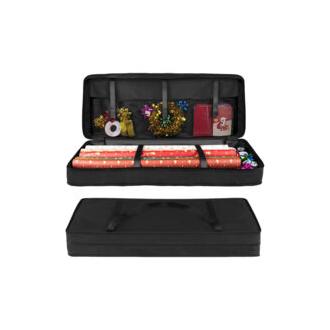 CA Bolsa de regalo Sollbry de 82 x 13 x 34 cm, tela Oxford 600D, organizador de regalo navideño con 3 compartimentos, impermeable.