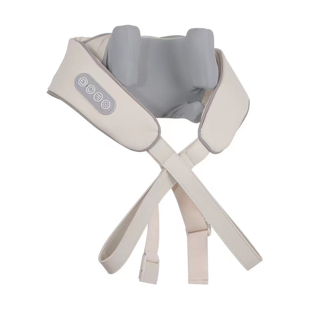TK Masajeador eléctrico Shiatsu de tejido profundo para cuello y hombros, masajeador de espalda con calor para aliviar el dolor, masajeador de músculos