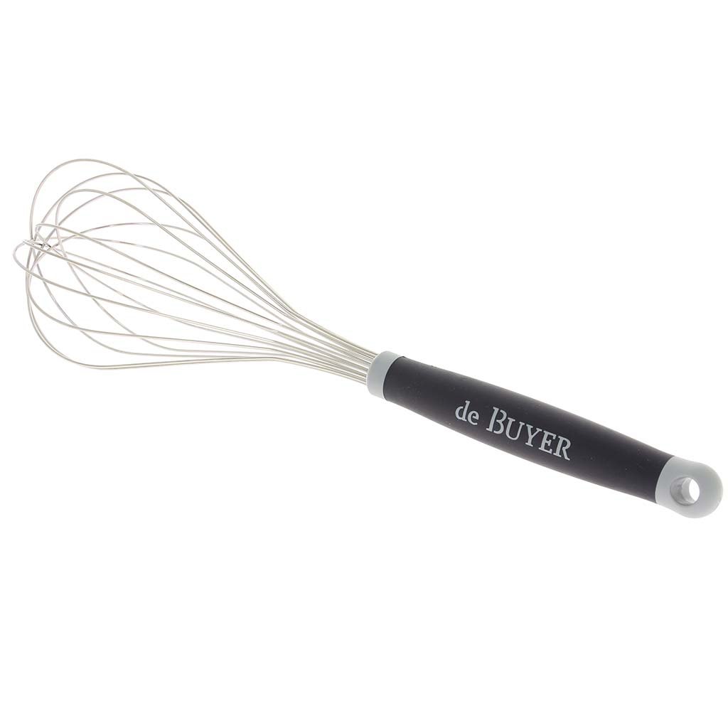 Batidor de Claras GÖMA De Buyer - Ideal para Montar Nata y Mezclar Masas, 35 cm, Acero Inoxidable, Fabricado en Francia