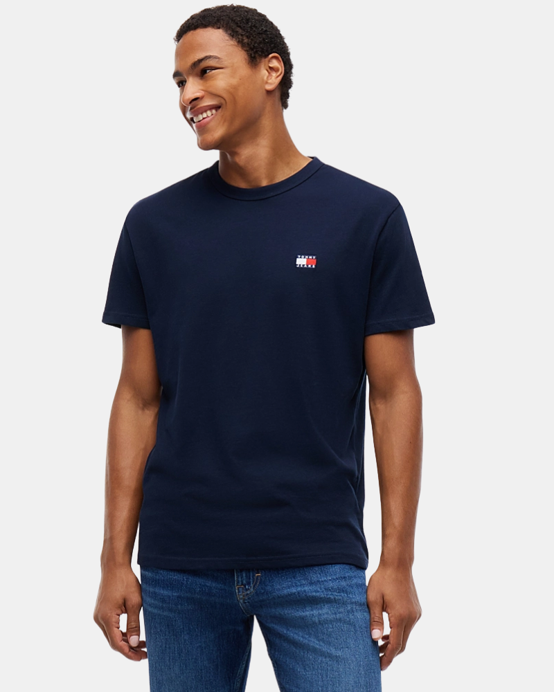 TOMMY HILFIGER DM0DM20322C1G Camisetas Manga corta Hombre Azul