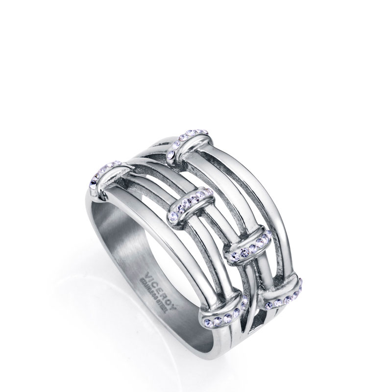 Viceroy Anillo de Acero 75367A01800 , para Mujer