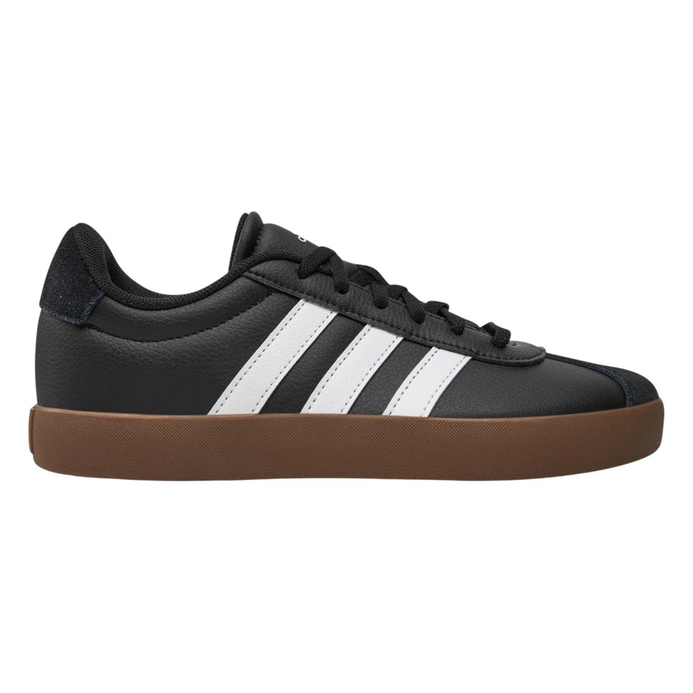 Zapatillas Adidas Vl Court 3.0 K Negro Caramelo Ie3630 Casual Niño Niña