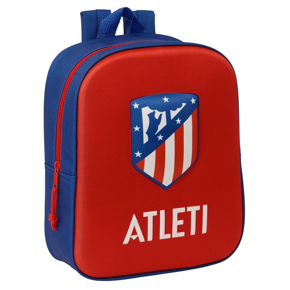 Safta Mochila Guarderia 3D Bolsillo Red Atco. De Madrid 22X10X27Cm