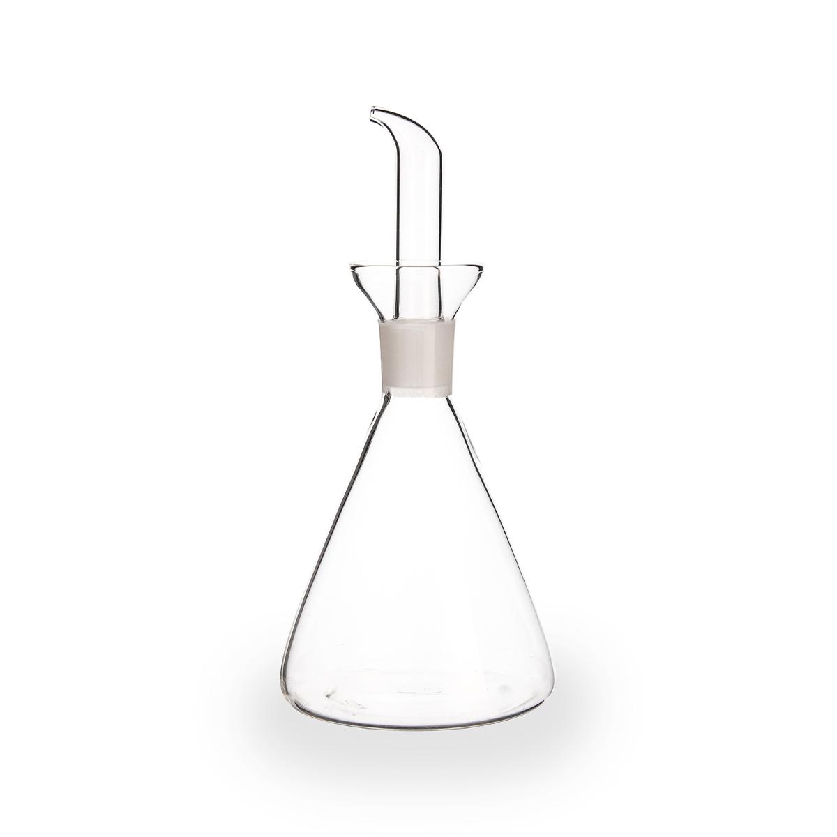 QUID SABORES Aceitera Vidrio 25CL Transparente Liso  Reciclable