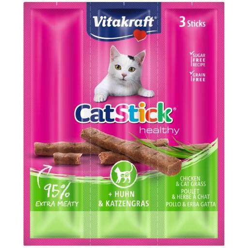 Vitakraft Cat Stick Pollo y Hierba Gatera 18 GR