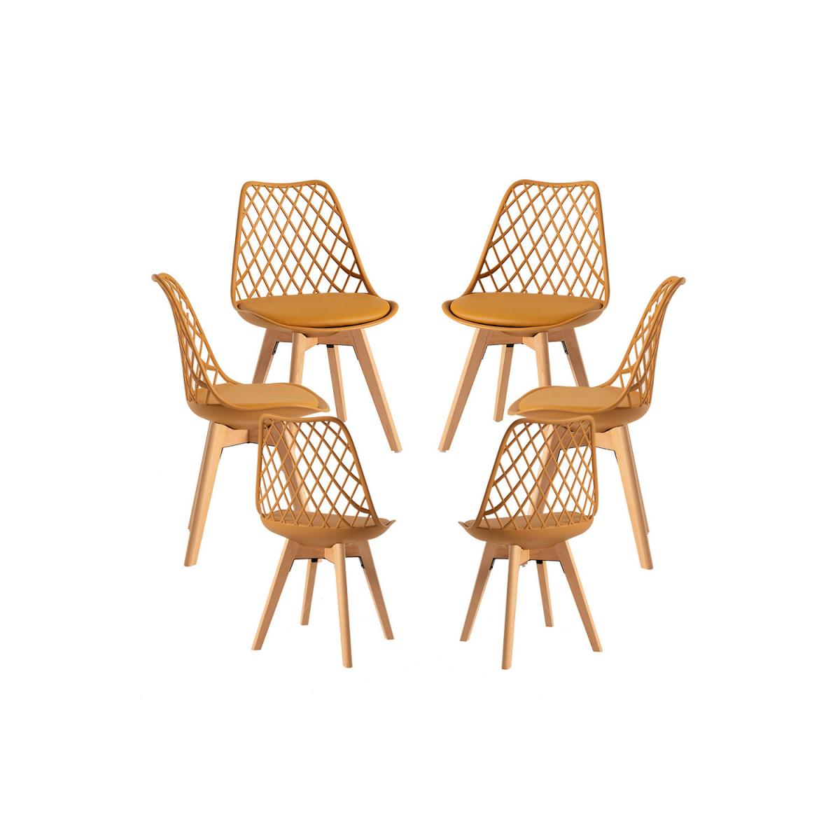 Regalos Miguel - Packs Sillas Comedor - Pack 6 Sillas Mima - Beige