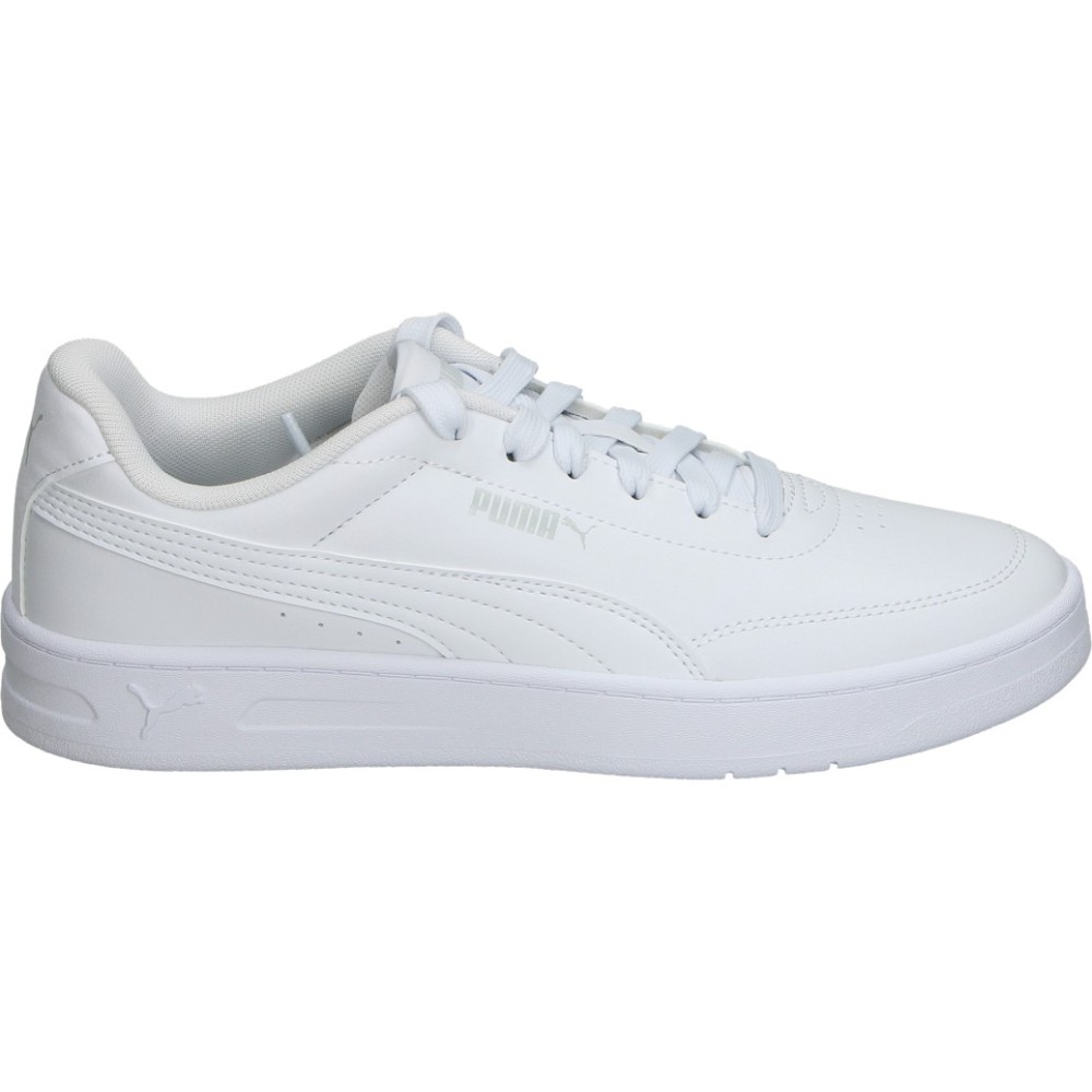 PUMA | Zapatillas Puma Court Classic Clean Jr para Mujer – Deportiva en Color Blanco – Sneakers con Cordones – Versátiles y Cómodas – Modelo 403750-15