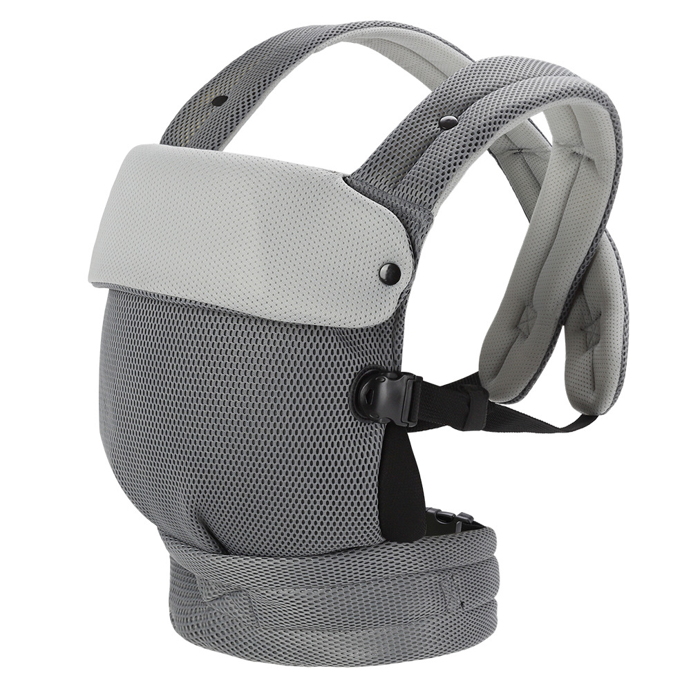 Portabebés de algodón puro, multifuncional, delantero y trasero, con asiento de cadera para bebé y niño