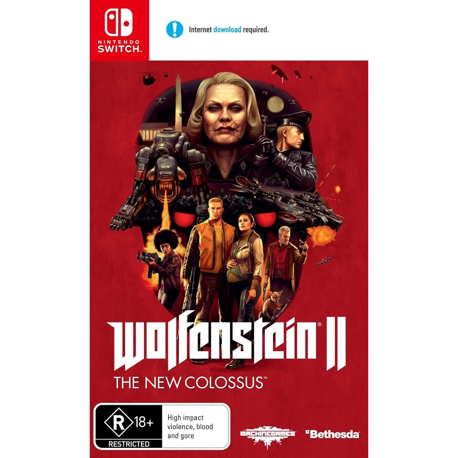 Wolfenstein 2: The New Colossus, Juego para Consola Nintendo Switch