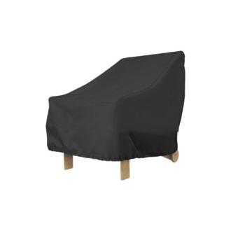 CA Funda impermeable para silla de jardín Sollbry (91 x 85 x 80 cm), tela Oxford 210D, color negro, resistente al polvo y a los rayos UV (1 unidad)