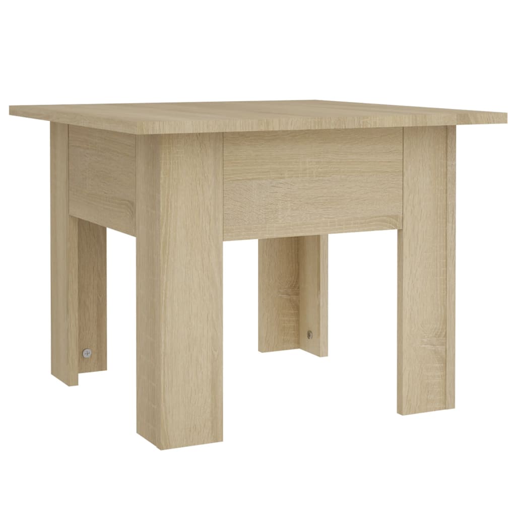 Vidaxl Mesa de Centro Madera Contrachapada 55x55x42 Cm Blanco