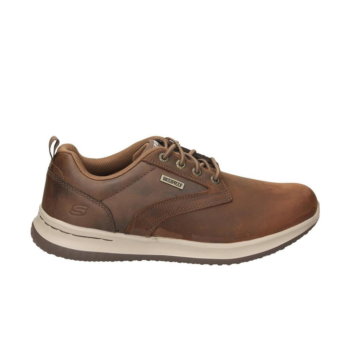 Deportivo Waterproof Hombre Skechers 65693 Marron