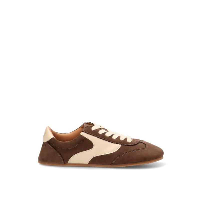 Zapatillas Respetuoso/barefoot Mustang - Mujer - Suela Plana - Modelo 60958 - Color Taupe