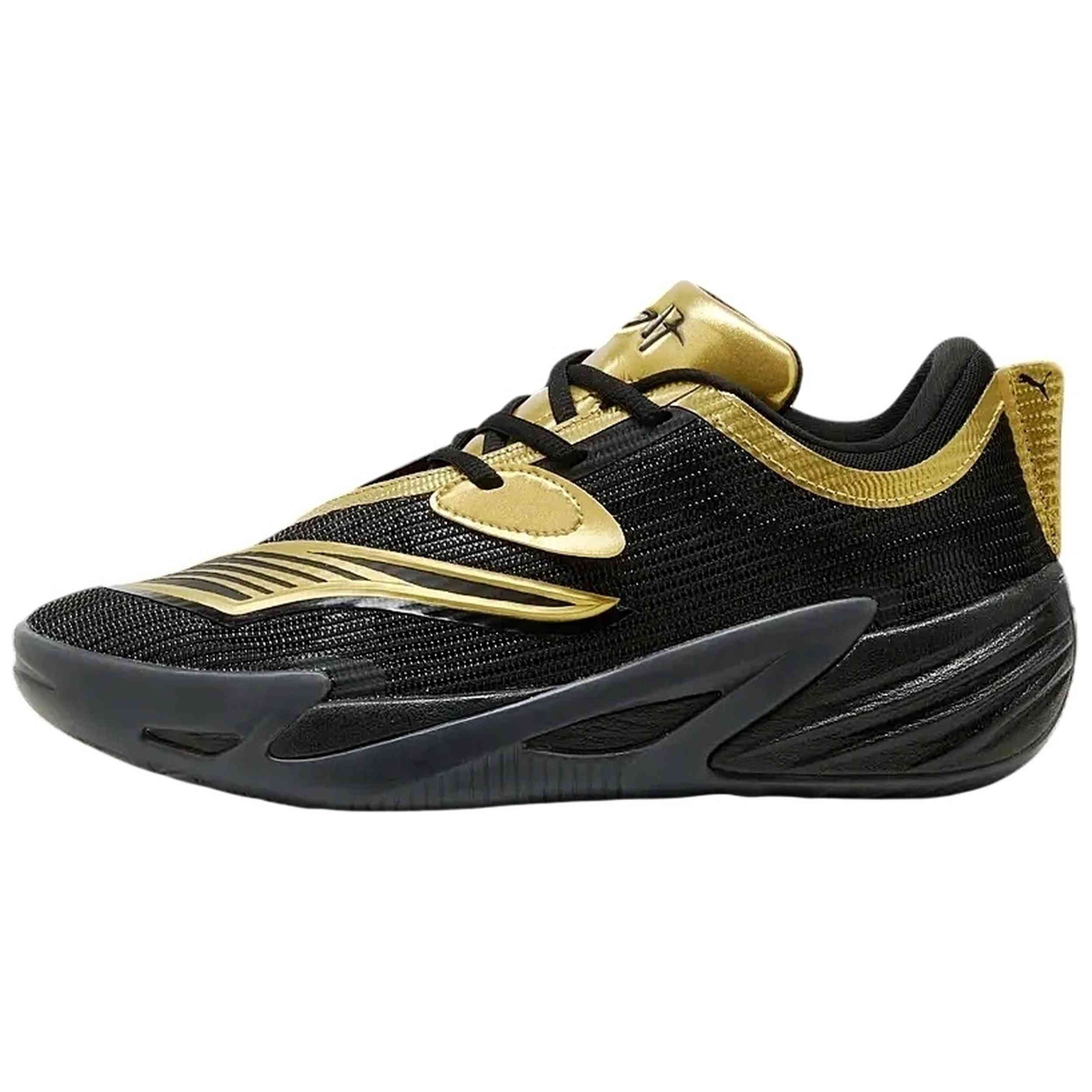 Zapatillas De Baloncesto Puma modelo All-Pro NITRO 2 Dennis Schröder "Black-Gold" para Hombre en color Negro