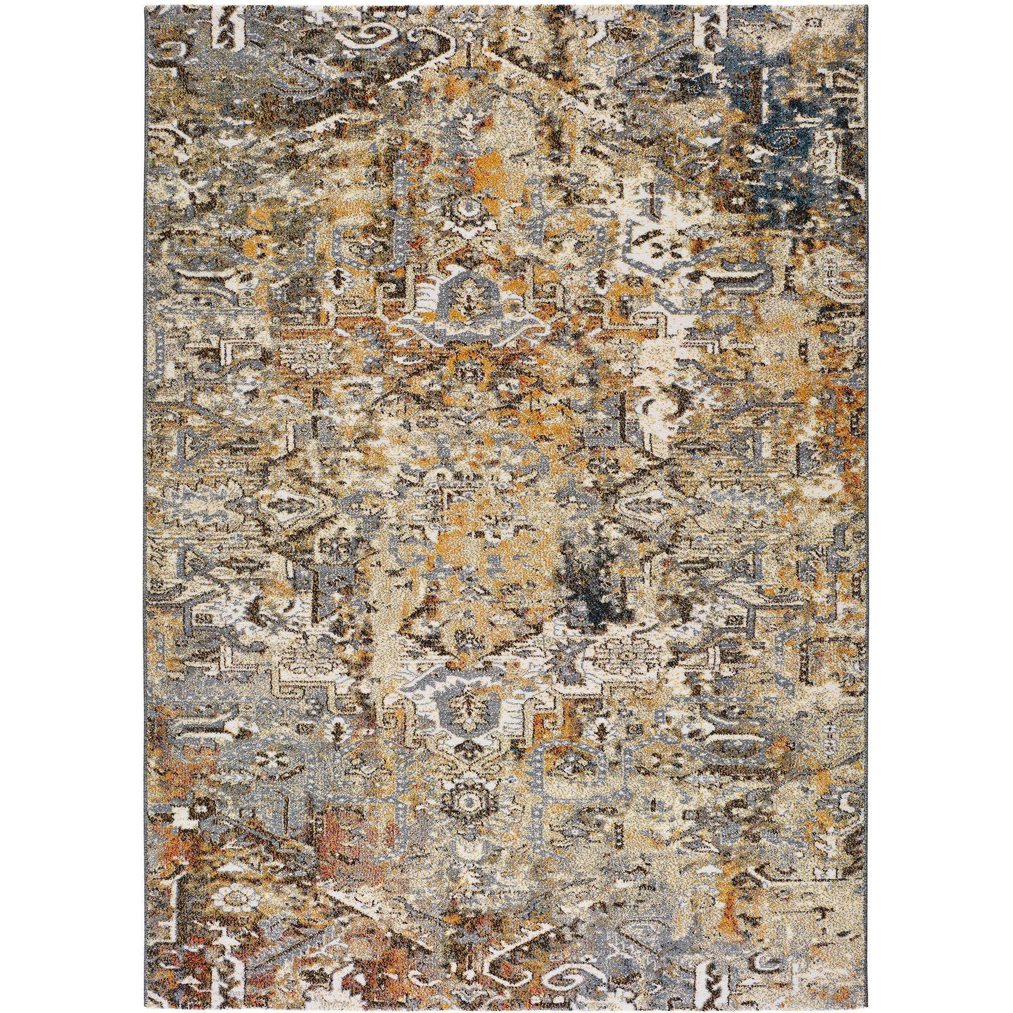 ATTICGO Alfombra de Interior Estilo Abstracto en Multicolor - Shiraz 16553 | 80x150, 120x170, 140x200, 160x230 cm