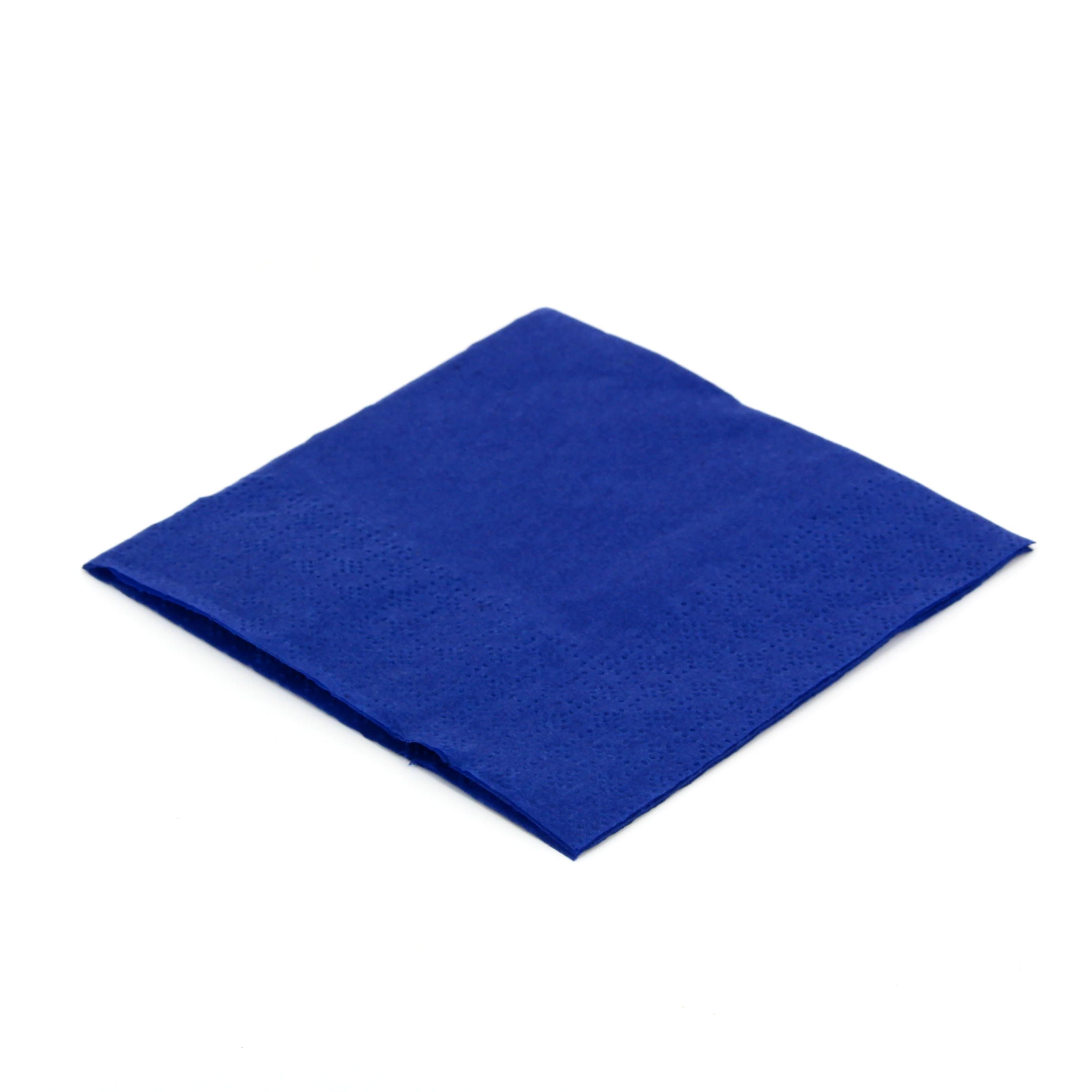 MONOUSO | Servilleta Cocktail de Papel 20x20cm Azul (6.000 Uds)
