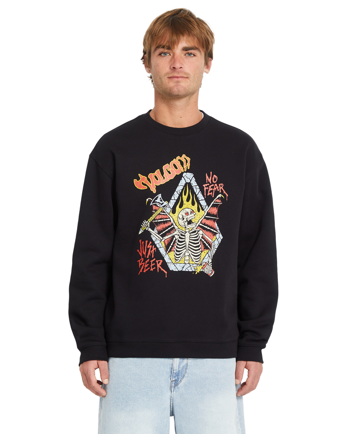 Sudadera Volcom Noder Crew - Black