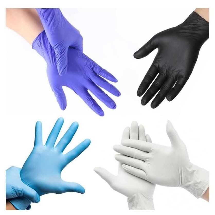 MUNTRADE Guantes Desechables de Nitrilo 1000 unidades Sin Polvo, Sin Látex - Todas las tallas