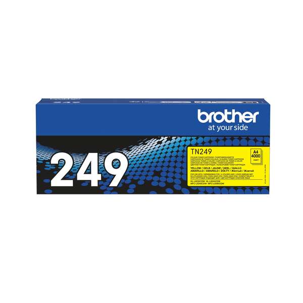 Brother tn249 amarillo cartucho de toner original - tn249y