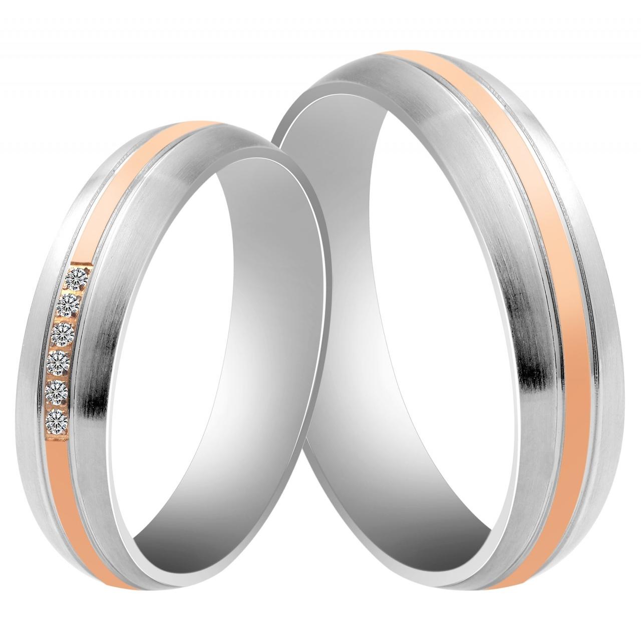 Akzent® Anillo Feminino Namorados / Noivado / Amizade em Aço Inoxidável – Tam.62 – 0222