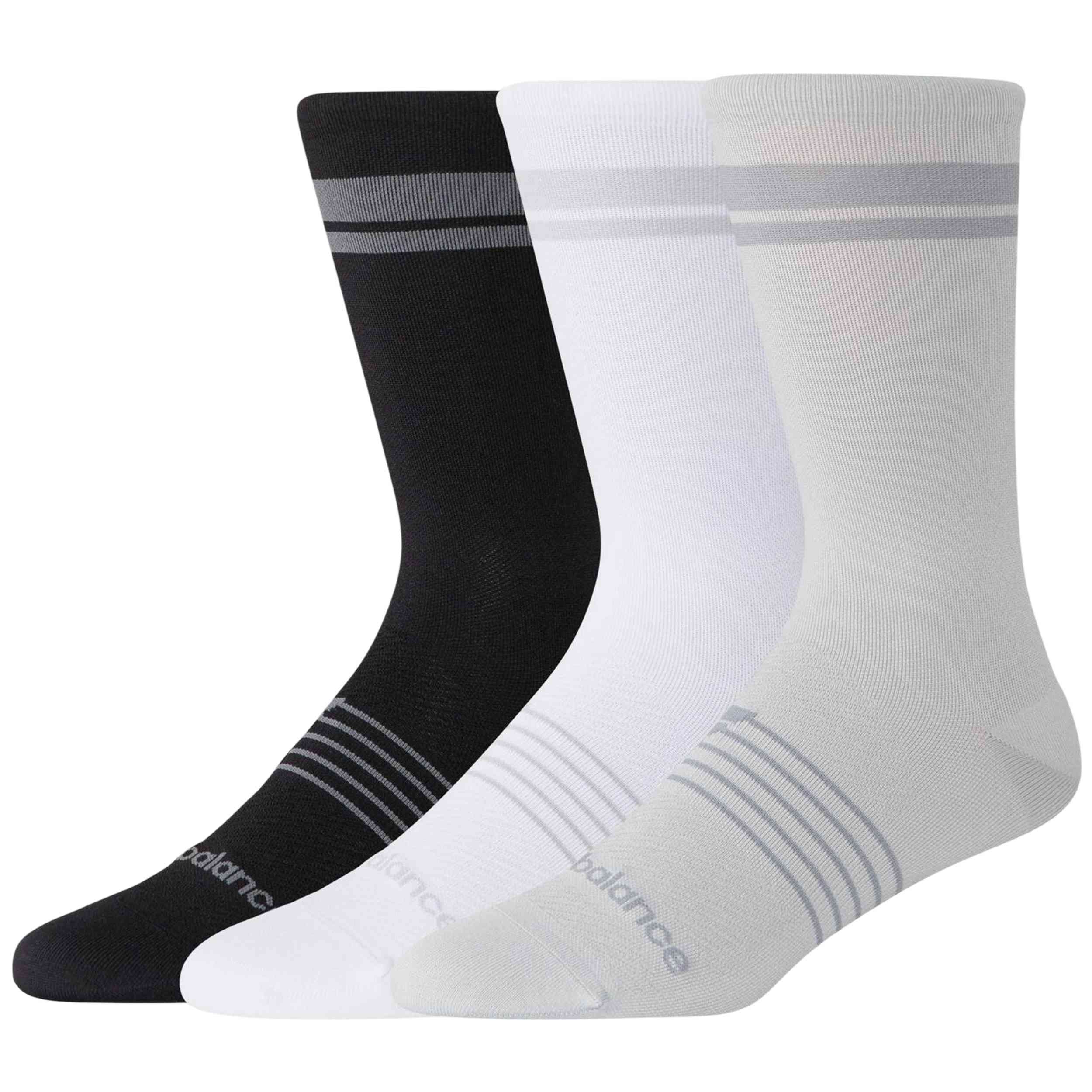 Calcetines New Balance modelo Calcetines New Balance Pro Run Crew beige blanco negro (3 pares) para hombre y mujer en color Multicolor