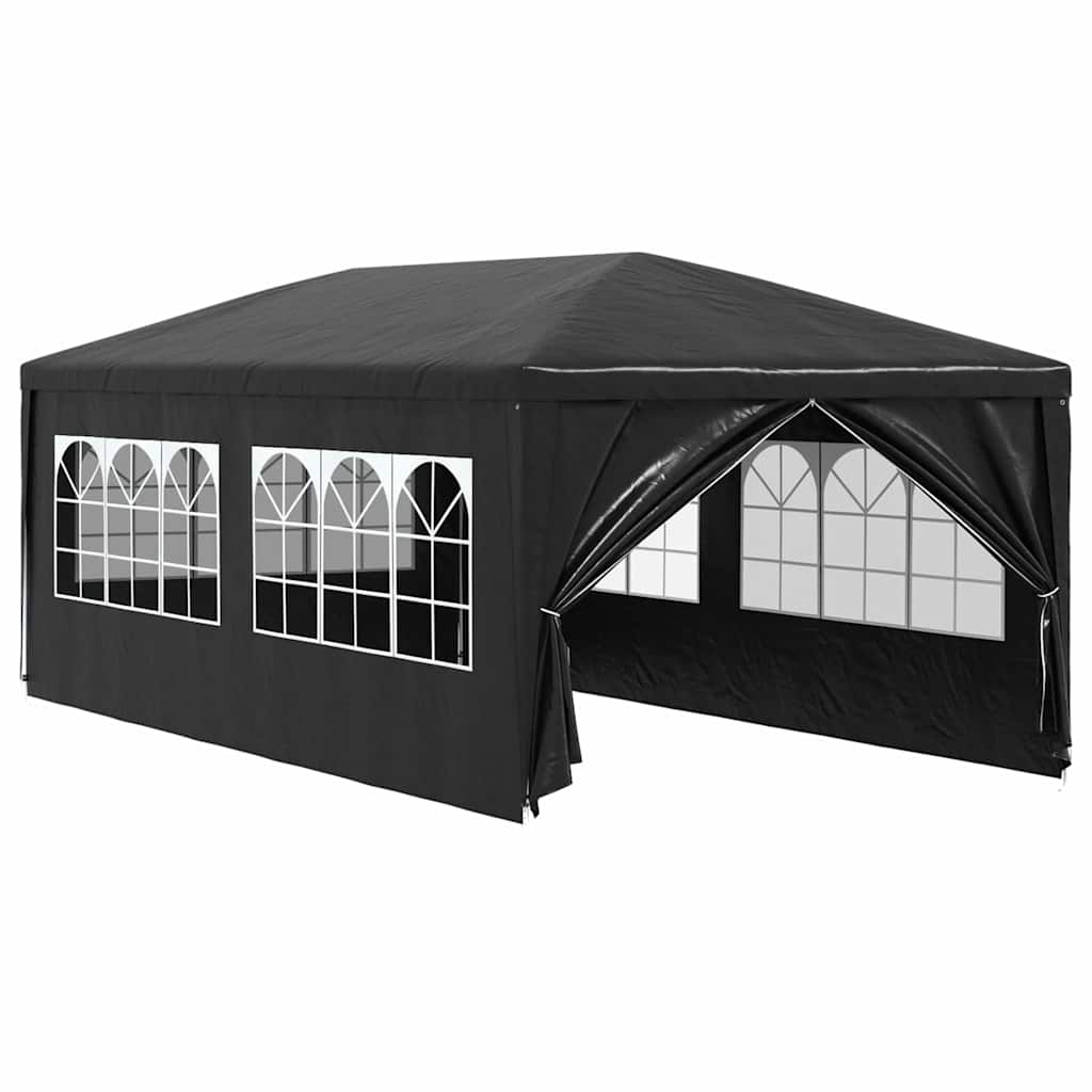 vidaXL Carpa para fiestas gris antracita 3x6 m