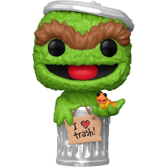 Figura Funko Pop! Barrio Sésamo Óscar el Gruñón Modelo 1793 | 86234 - Original - Figuras Miniaturas Coleccionables Para Exhibición - Idea De Regalo - Mercancía Oficial - Juguetes Para Niños - Fans
