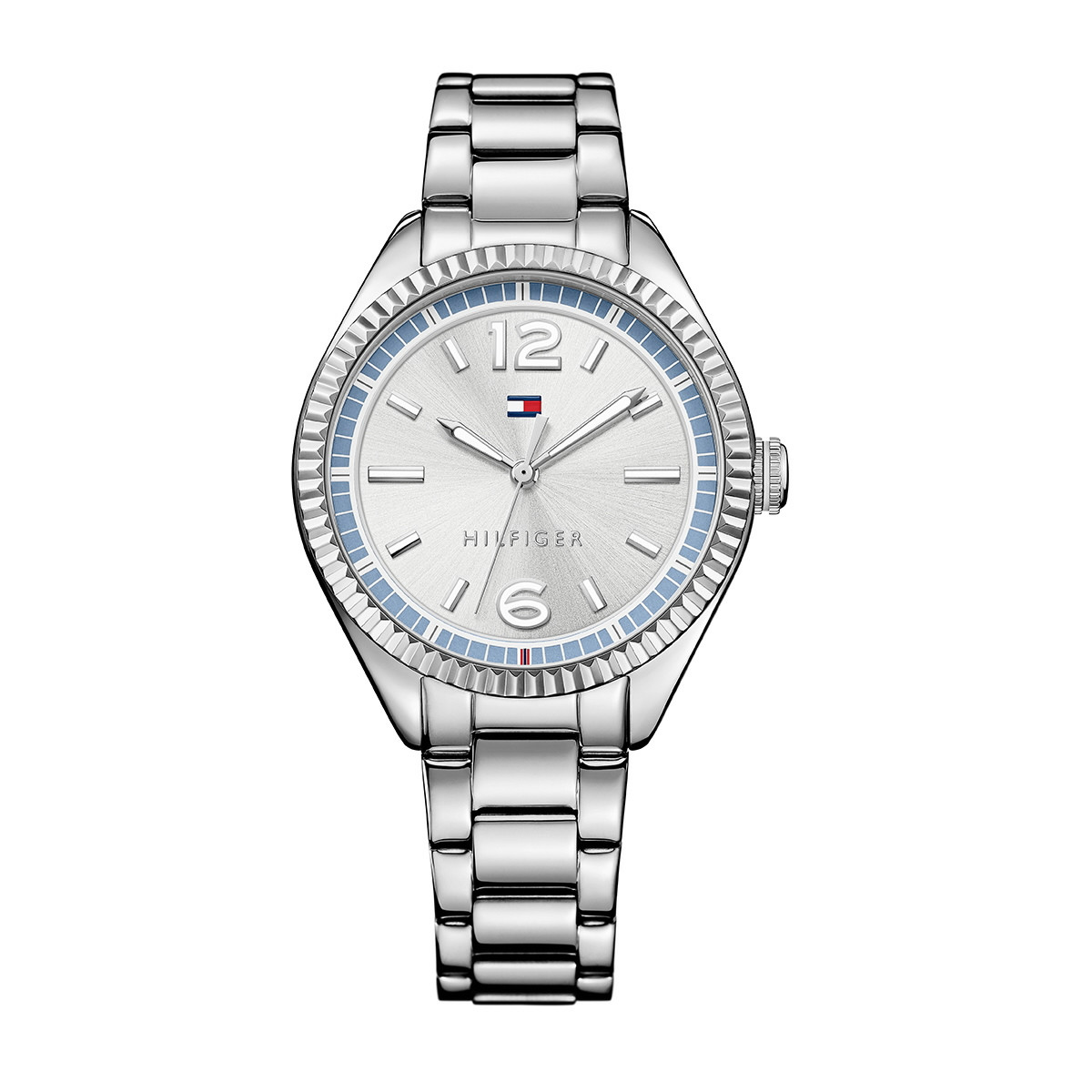 Reloj Tommy Hilfiger de acero inoxidable IP plateado