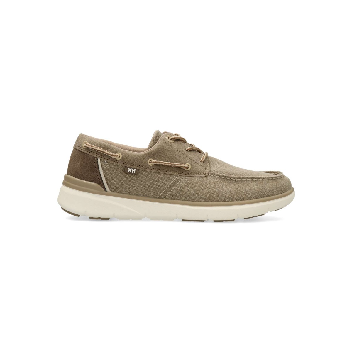 XTI - Zapato náutico casual hombre XTI con suela deportiva flexible y ligera, excelente agarre y confort, certificado vegano