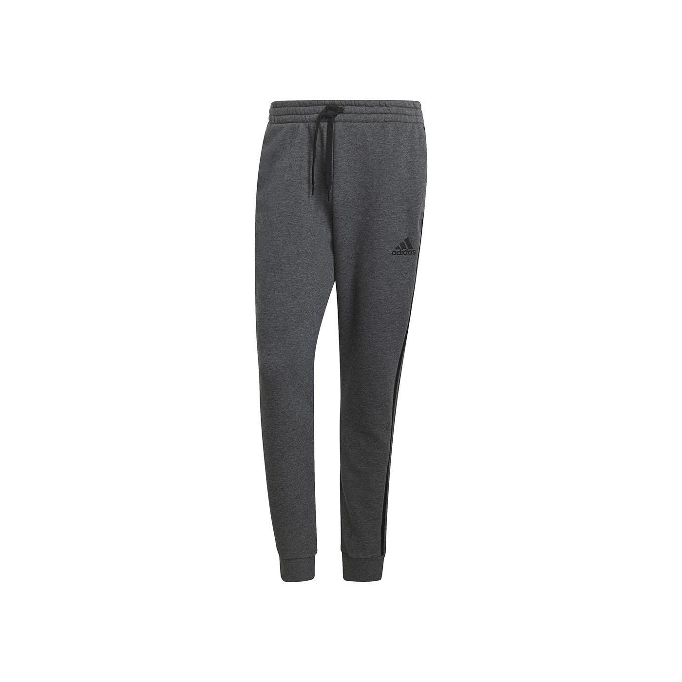 Adidas Pantalón Hombre 3 Stripe Gris - Corte Clásico