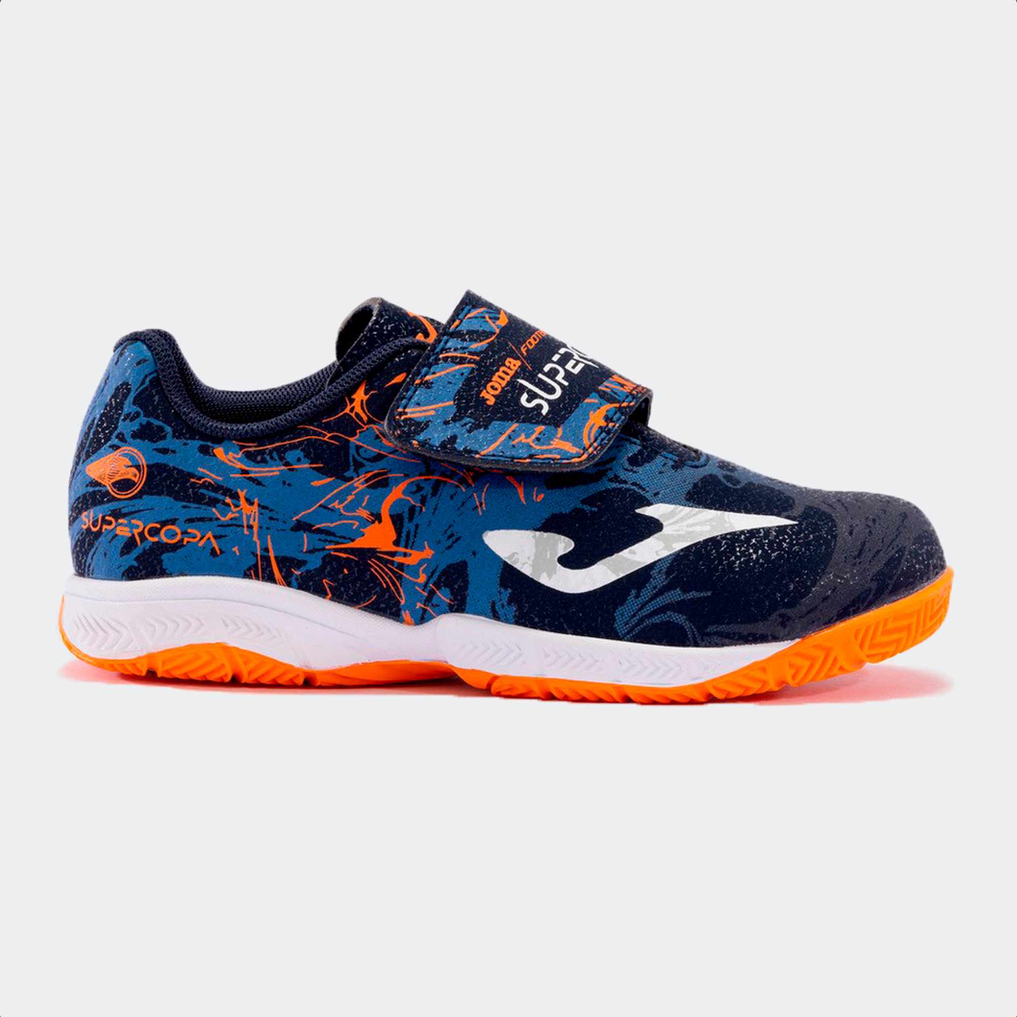 Zap. Joma Super Copa Jr 2403 Navy Sala Scjw2403inv Talla Junior - 27