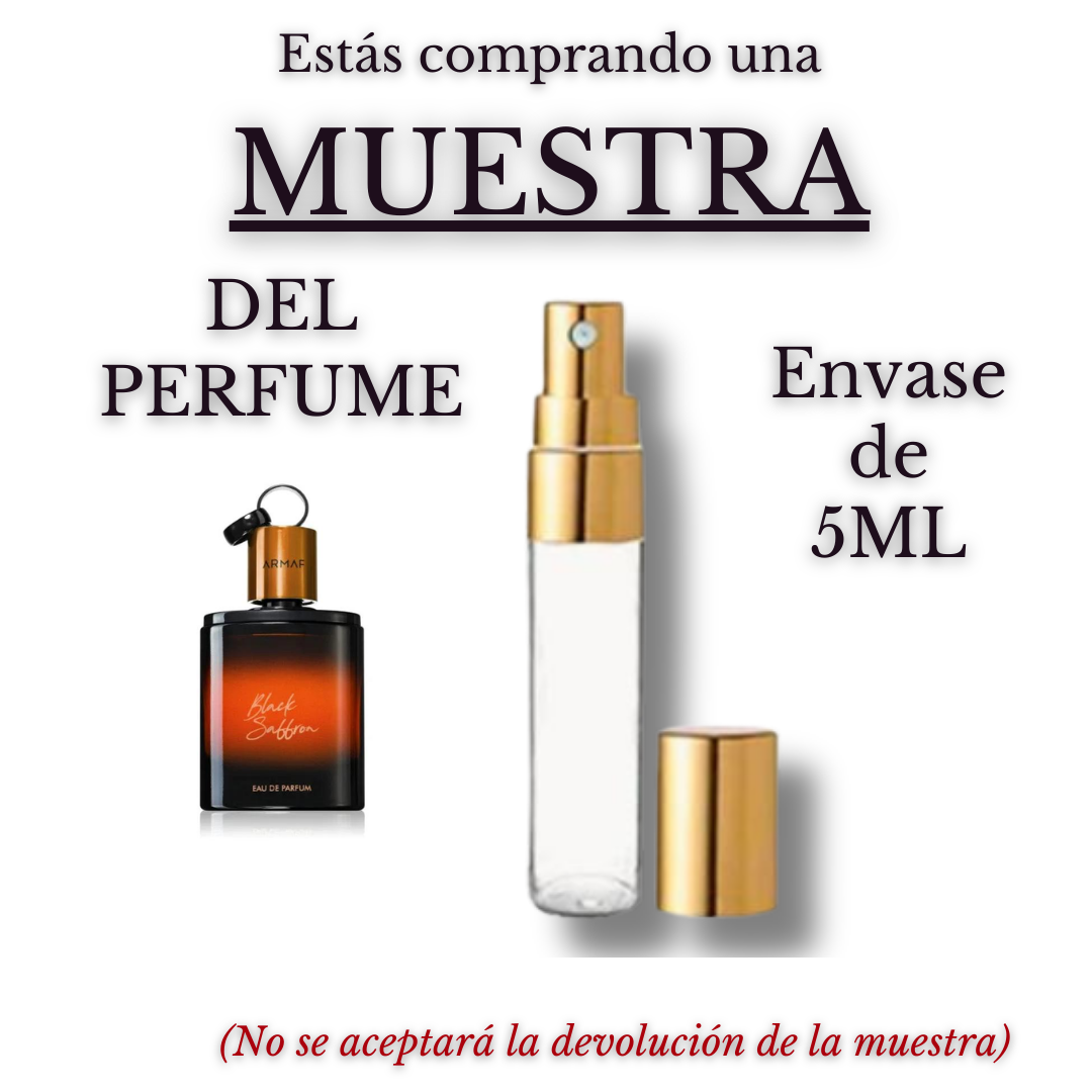 Armaf - Black Saffron Eau de Parfum Para Hombres con notas especiadas y orientales.
