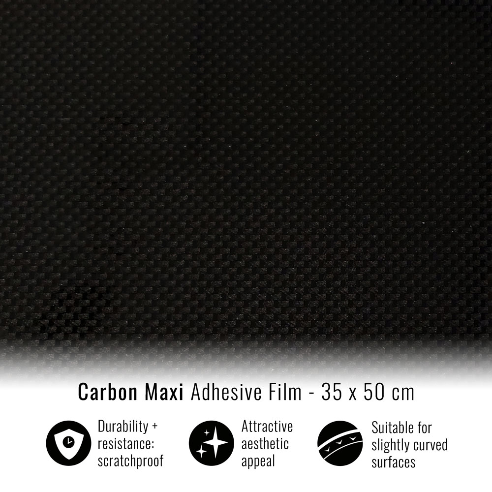 Película adhesiva para envolver El Coche de Carbono Maxi 35x50 cm