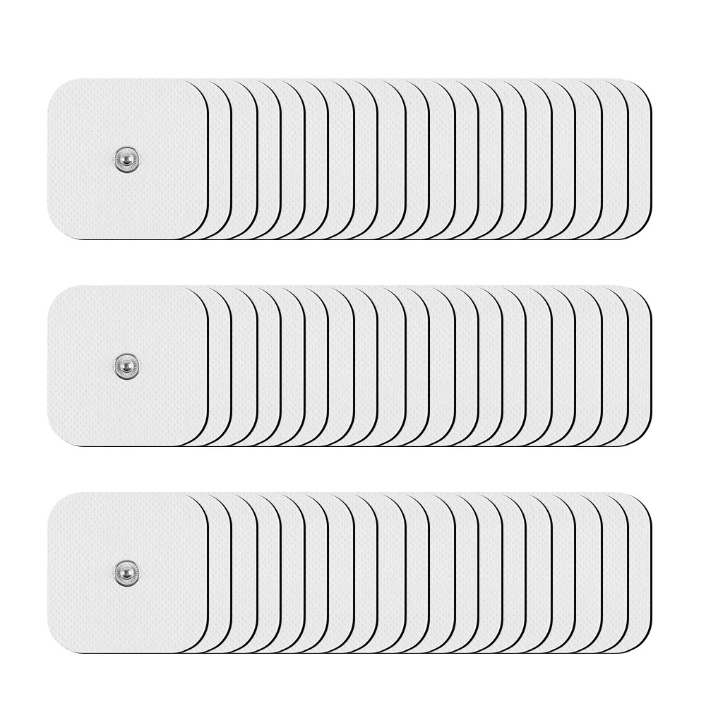 TK 10/20 unids parches de electrodo reutilizable 5x5cm gel para terapia física masajeador corporal reemplazo de acupuntura EMS decenas