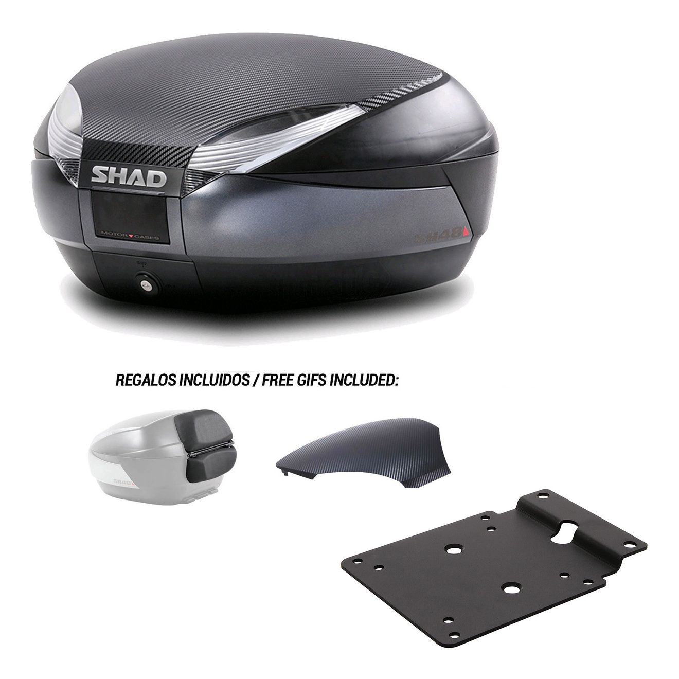 Baul Trasero + Herraje Montaje Sh48 KIT-181293