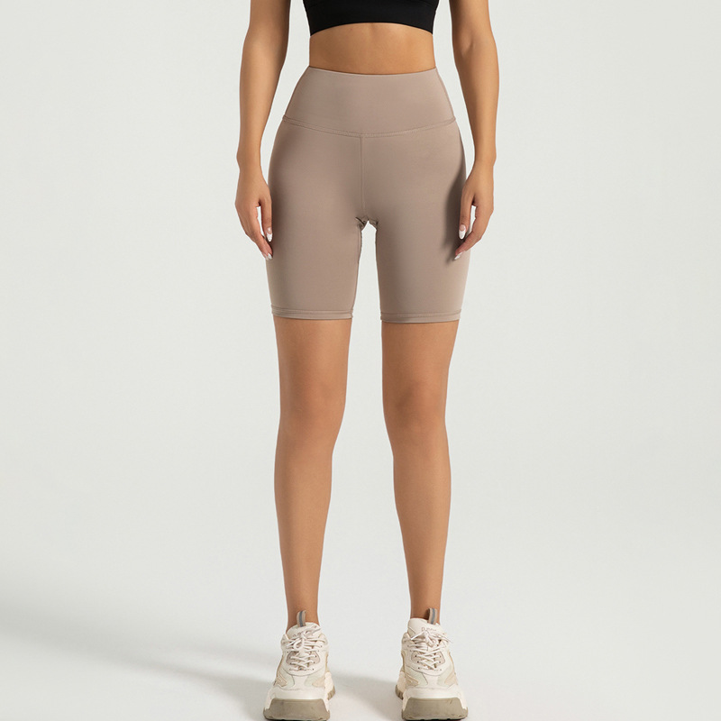 TK Pantalones cortos Deportivos y de fitness, pantalones de color melocotón, leggings de Belta Alta para Mujer, Yoga para Mujer