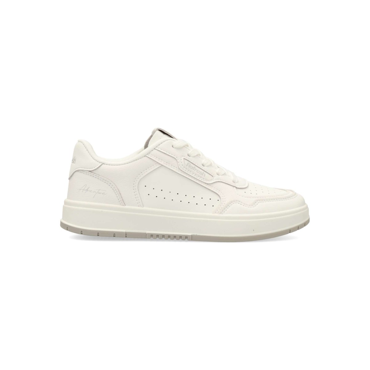 Refresh - Zapatillas deportivas veganas para mujer con cierre de cordones y plantilla acolchada extraíble, calzado casual versátil de suela plana