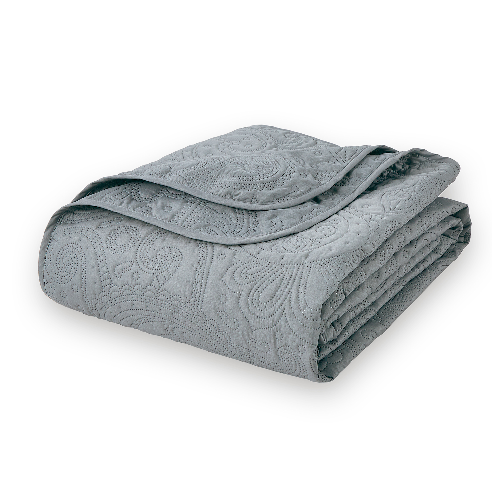 Juego Colcha Acolchada en Relieve Sólida Certificada OEKO-TEX, Tejido Suave Reversible Lavable a Máquina con Bordes Reforzados, Fundas de Almohada con Cierre Sobre Incluidas, Tamaños Cama90/105/135/140/150/180