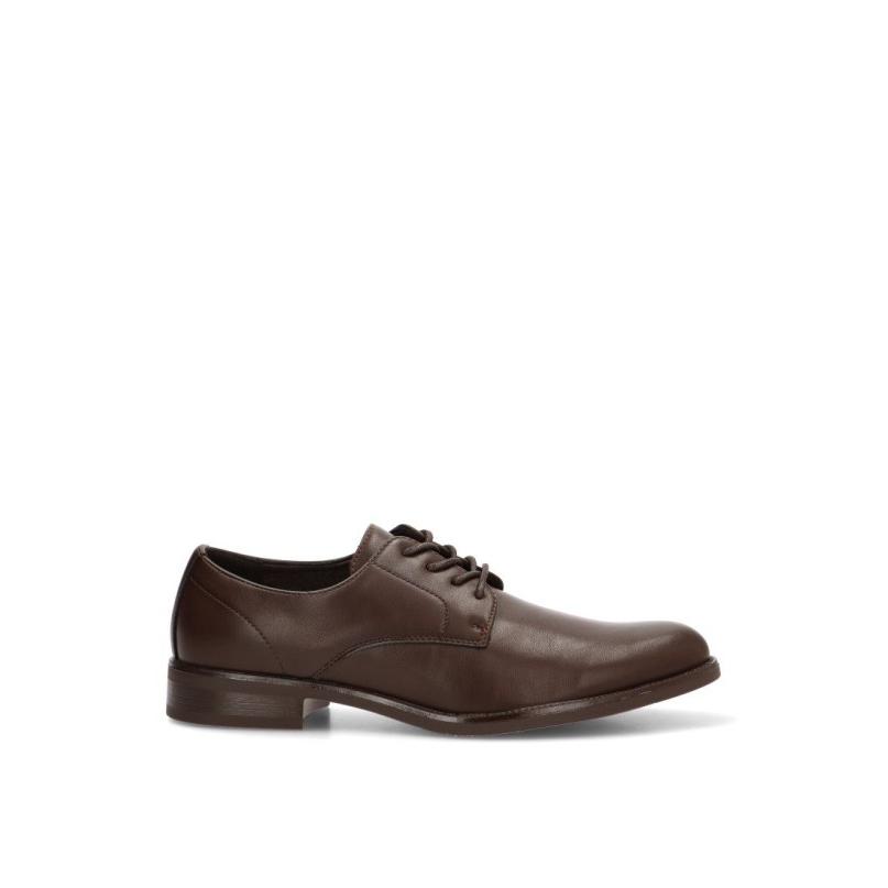 Bluchers Vestir Luna Collection - Hombre - Suela Plana - Modelo Vre6-260 - Color Marron